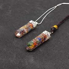 🌈 7 Chakra Crystal Point Pendant Necklace – Energy Healing Jewelry 🌈 7 Chakra Crystal Point Pendant Necklace – Energy Healing Jewelry